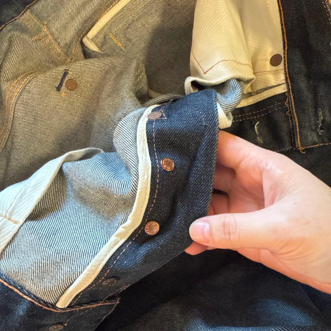 EVISU カスタムメイド ダークデニム 29x34