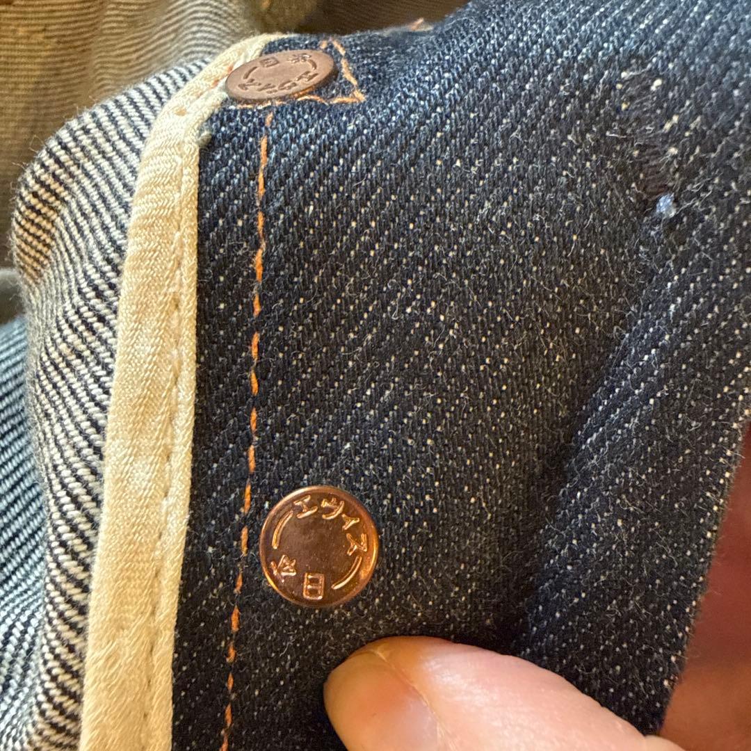 EVISU カスタムメイド ダークデニム 29x34