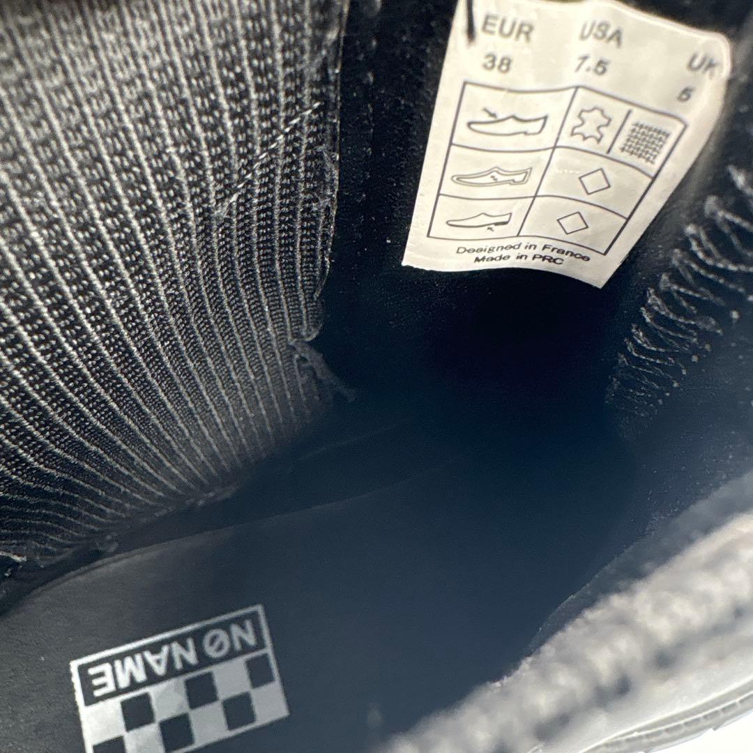 専用✨ノーネーム 厚底 サイドゴアブーツ【38】24cm ブラック