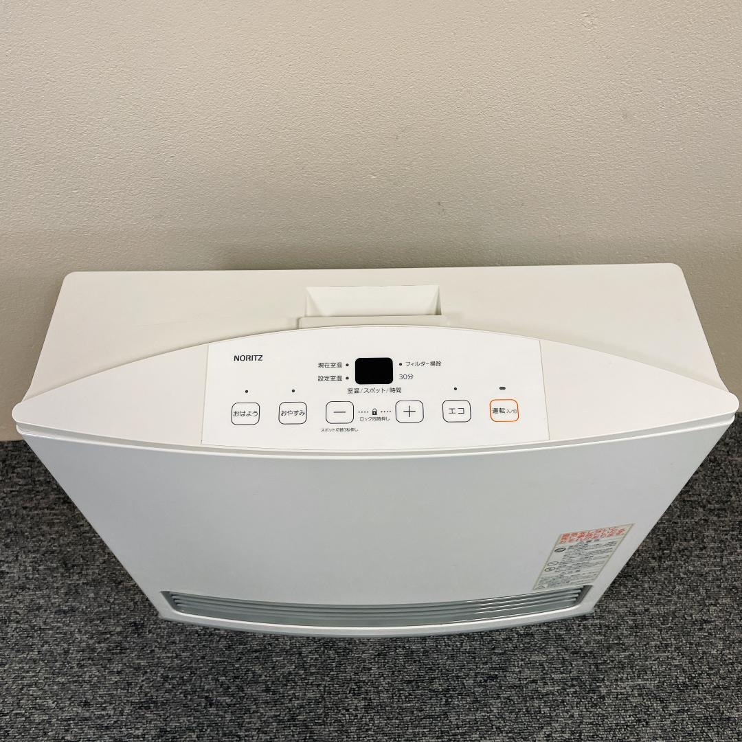 ノーリツ　ガスファンヒーター GFH-4005S-W5　18年製　都市ガス