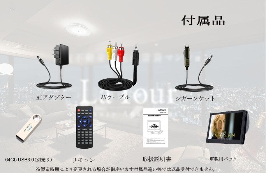 12.6型 ポータブルdvdプレーヤー 液晶大画面 4時間連続再生CPRM対応