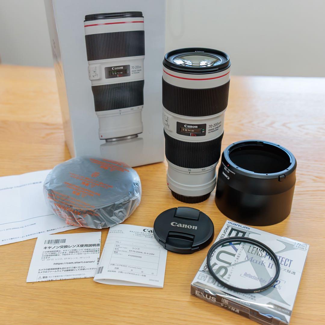 【ほぼ新品】Canon キヤノンEF70-200mm F4L IS II USM