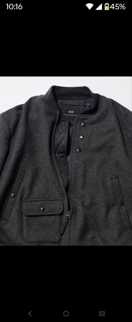 ユニクロ × エンジニアードガーメンツ　パフテックミリタリーブルゾンヒートテック