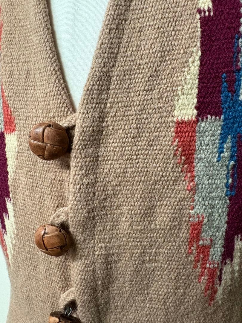 ORTEGA'S オルテガ チマヨ ベスト 36 ベージュ xpv