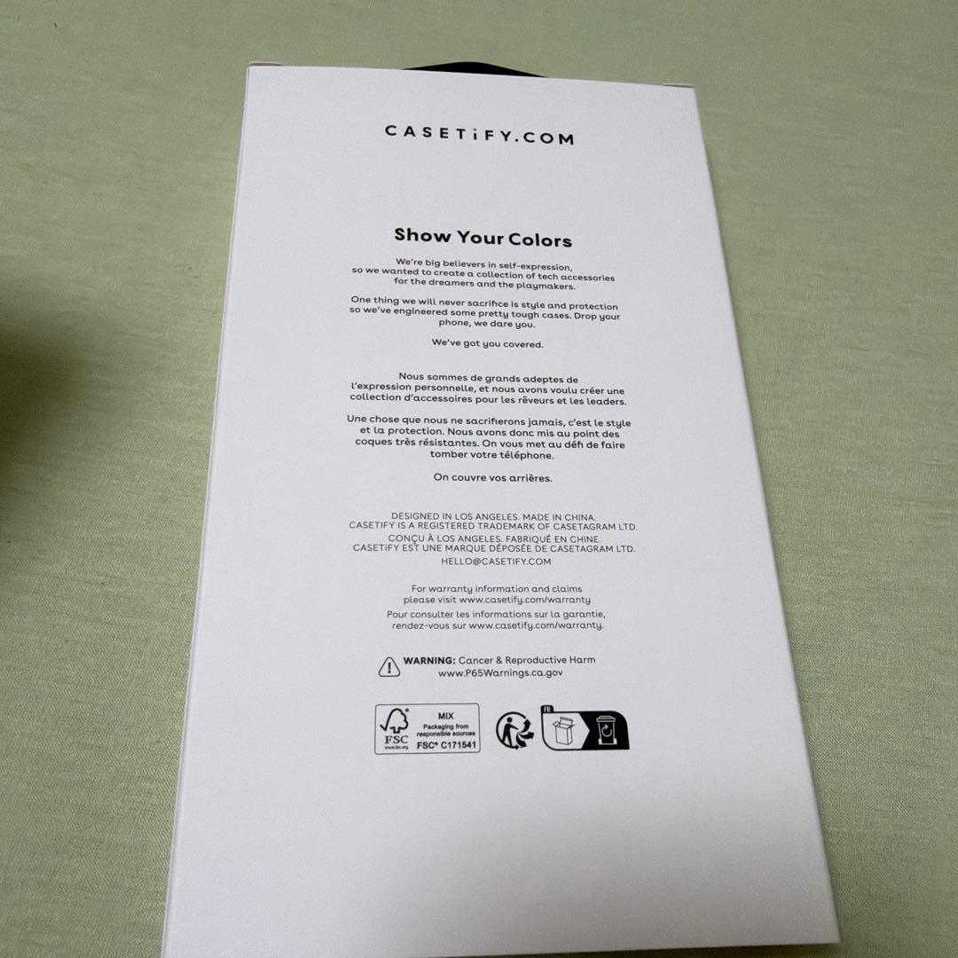 CASETiFY iPhone17pro用ケース 正規品