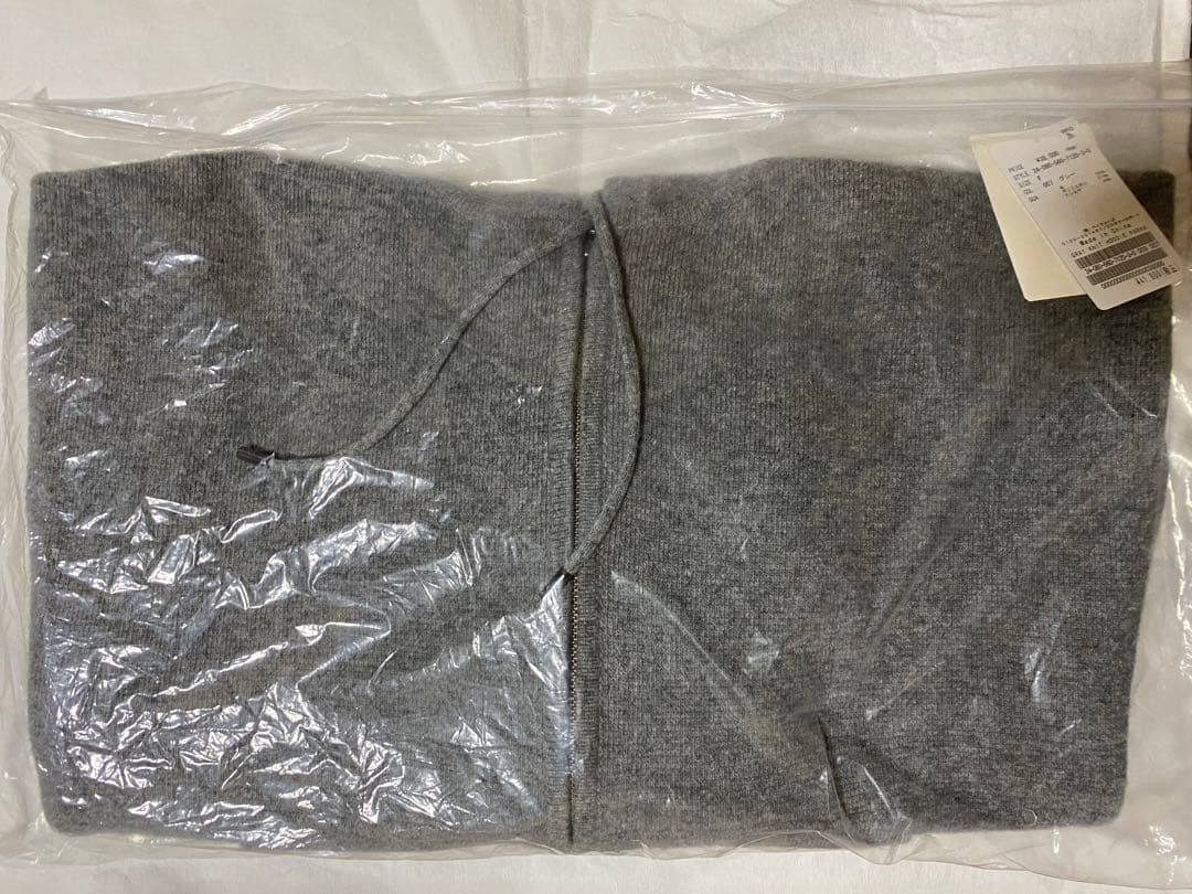 トップス L'Appartement GRAY KNIT HOODIE PARKA