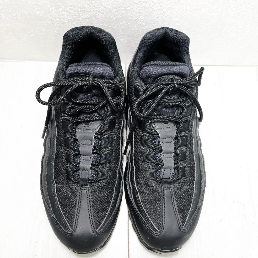 【美品】NIKE AIRMAX95 ESSENTIAL 25㎝ トリプルブラック