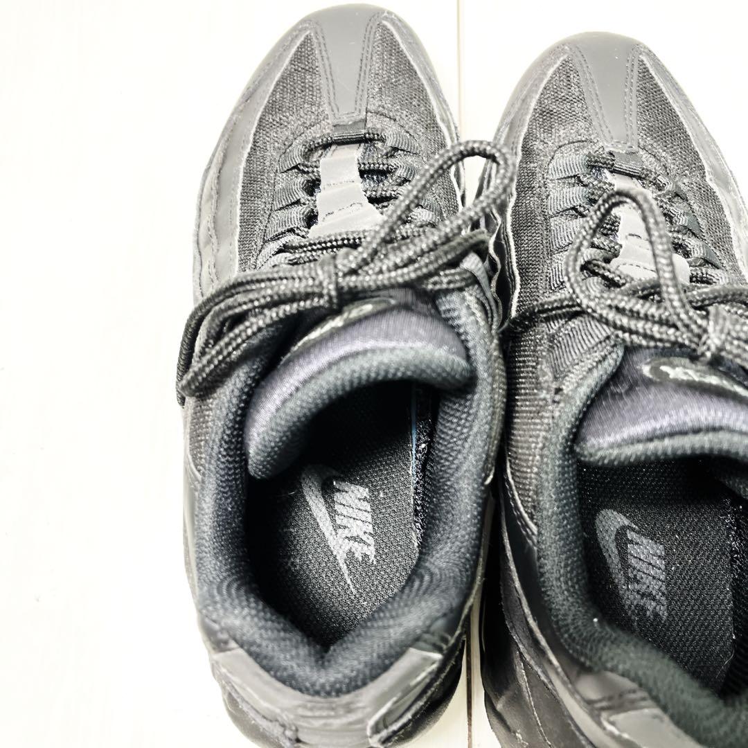【美品】NIKE AIRMAX95 ESSENTIAL 25㎝ トリプルブラック