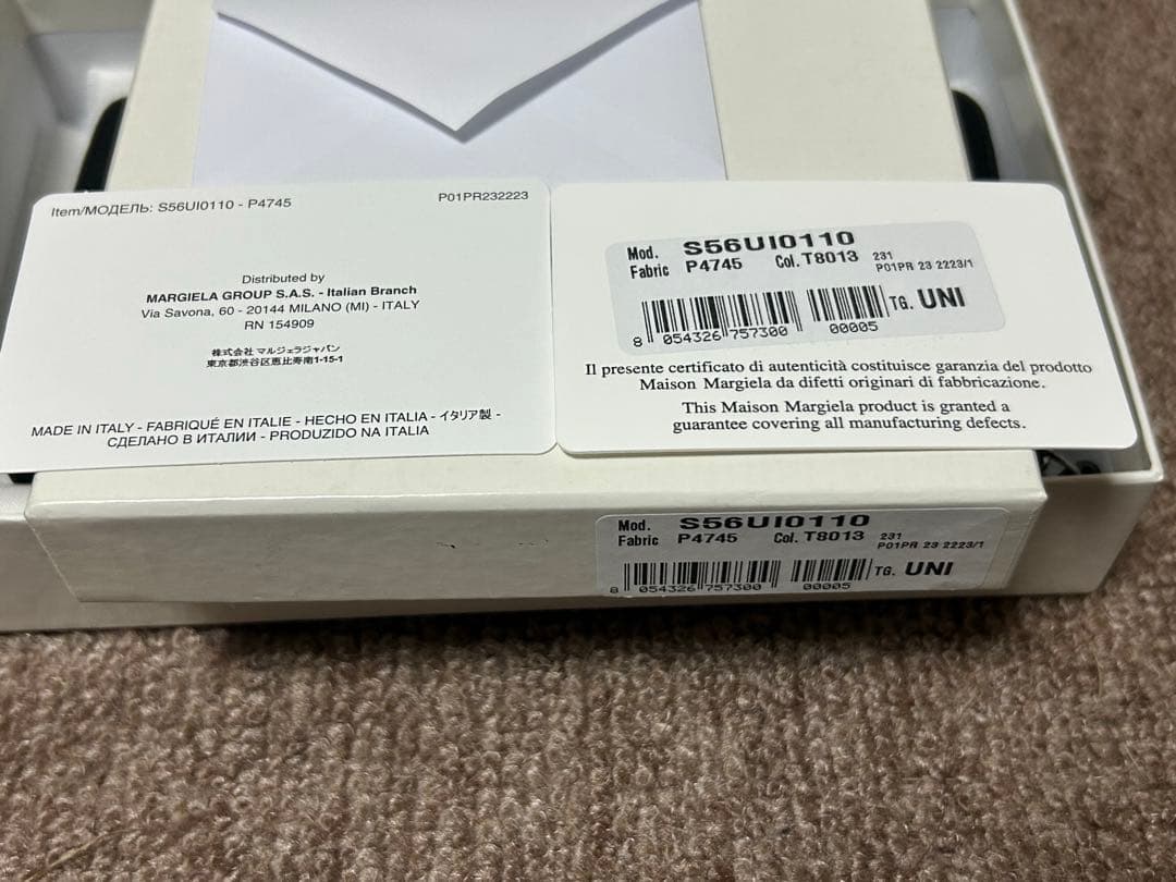 Maison Margiela メゾンマルジェラ 長財布 S56UI0110 黒