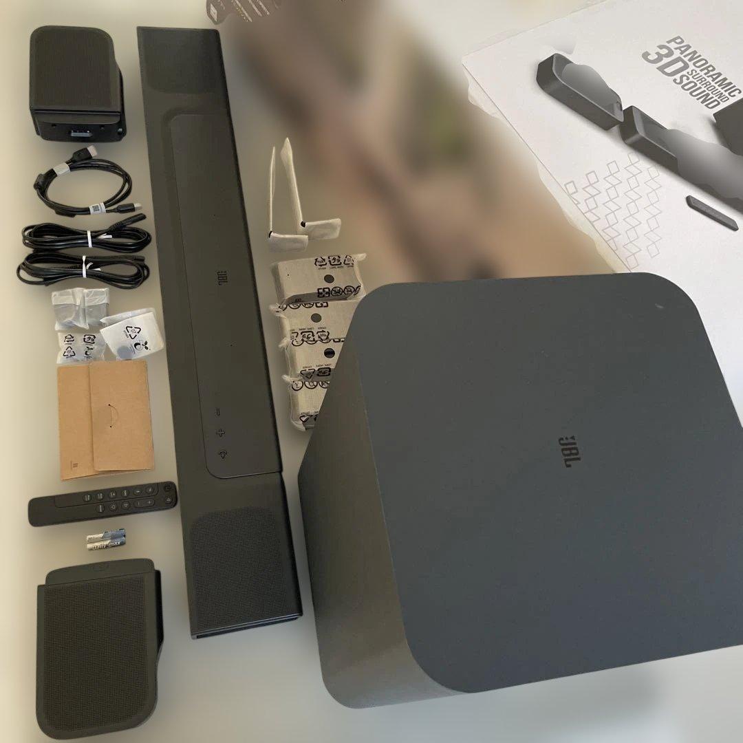 JBLサウンドバーBAR 1000 ATOMS搭載迫力サラウンド昨年末購入