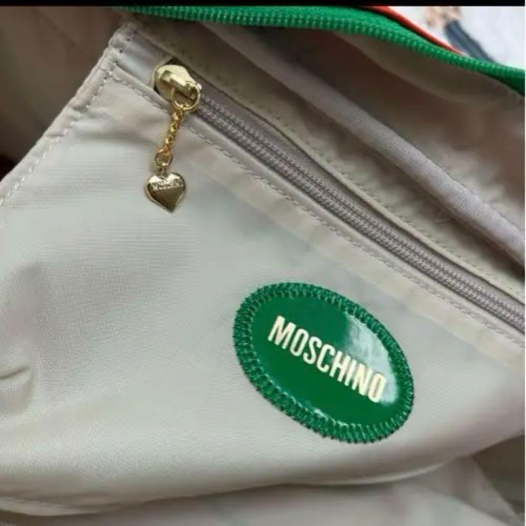 希少　新品　90's MOSCHINO 2way エナメルボストンバック　日本製