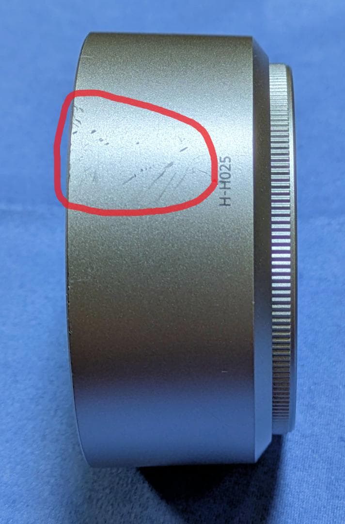 パナソニック単焦点レンズ　G 25mm/ F1.7 ASPH. シルバー