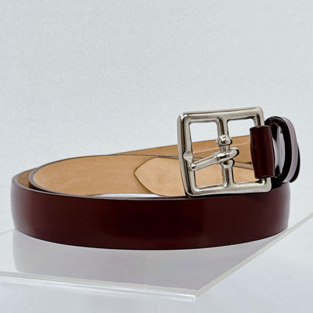 J&M DAVIDSON ハーネスバックル レザーベルト 80/32 英国製