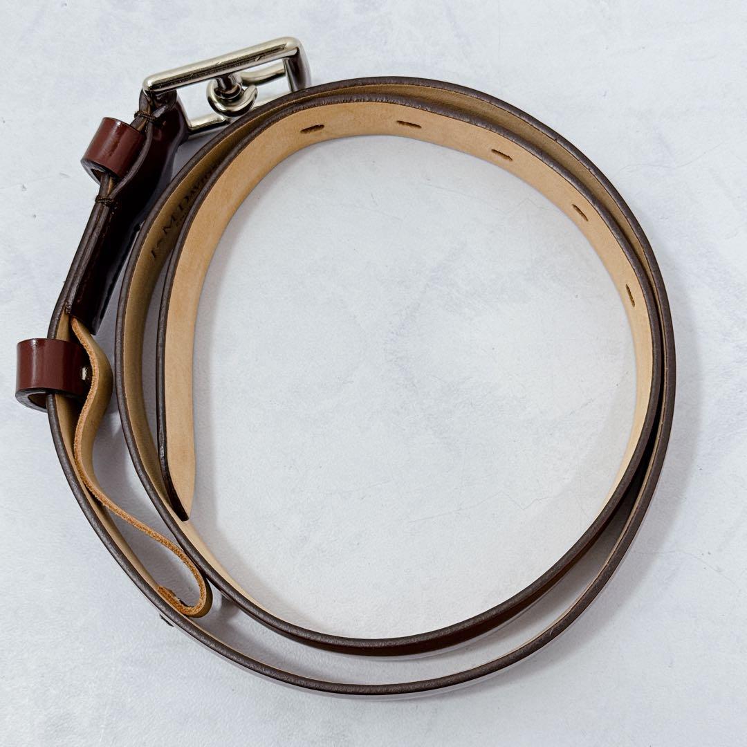 J&M DAVIDSON ハーネスバックル レザーベルト 80/32 英国製