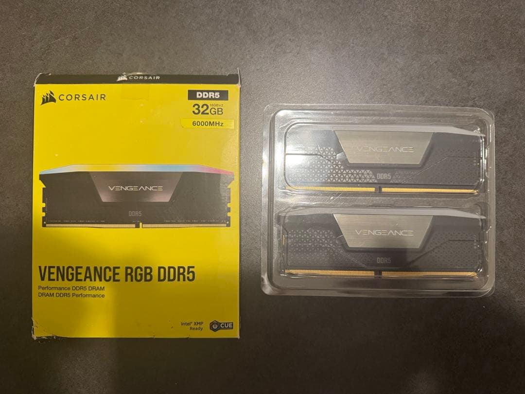 Corsair Vengeance DDR5 6000MHz 16GB 2枚