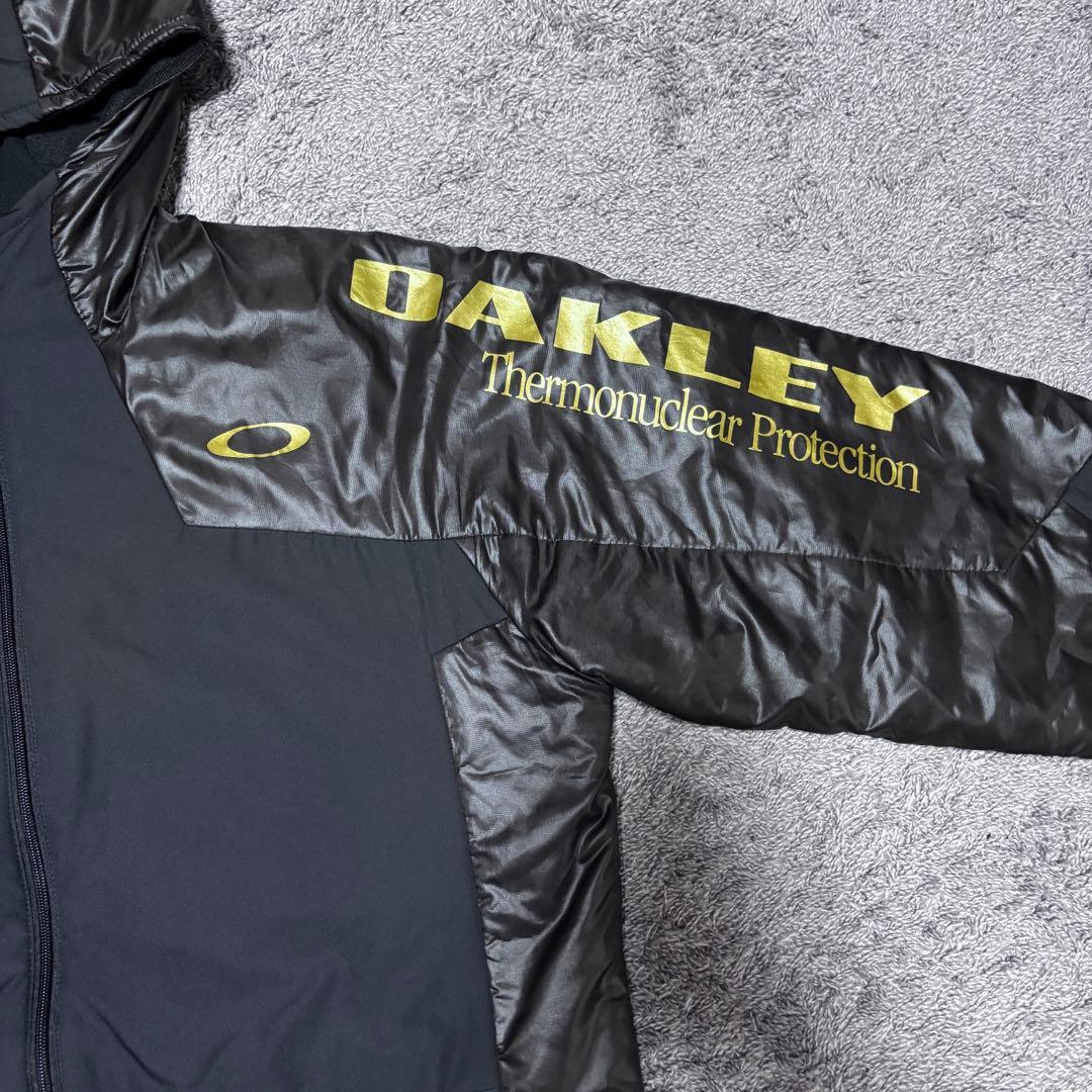 新品OAKLEYオークリージャージ上下セットナイロンセットアップブラックLサイズ