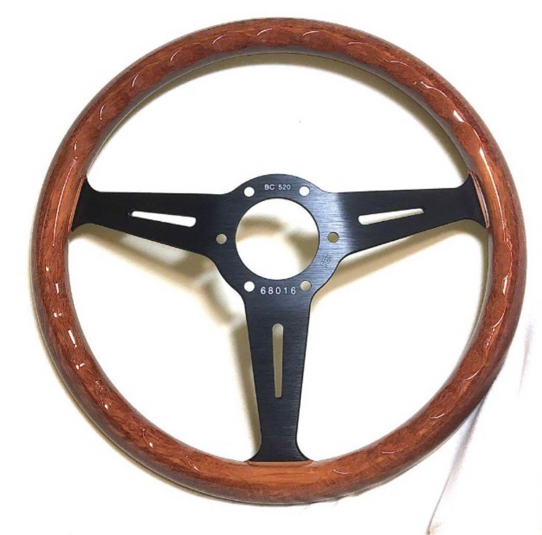 ナルディ NARDI ステアリング ブラックスポーク ウッド調 クラッシック