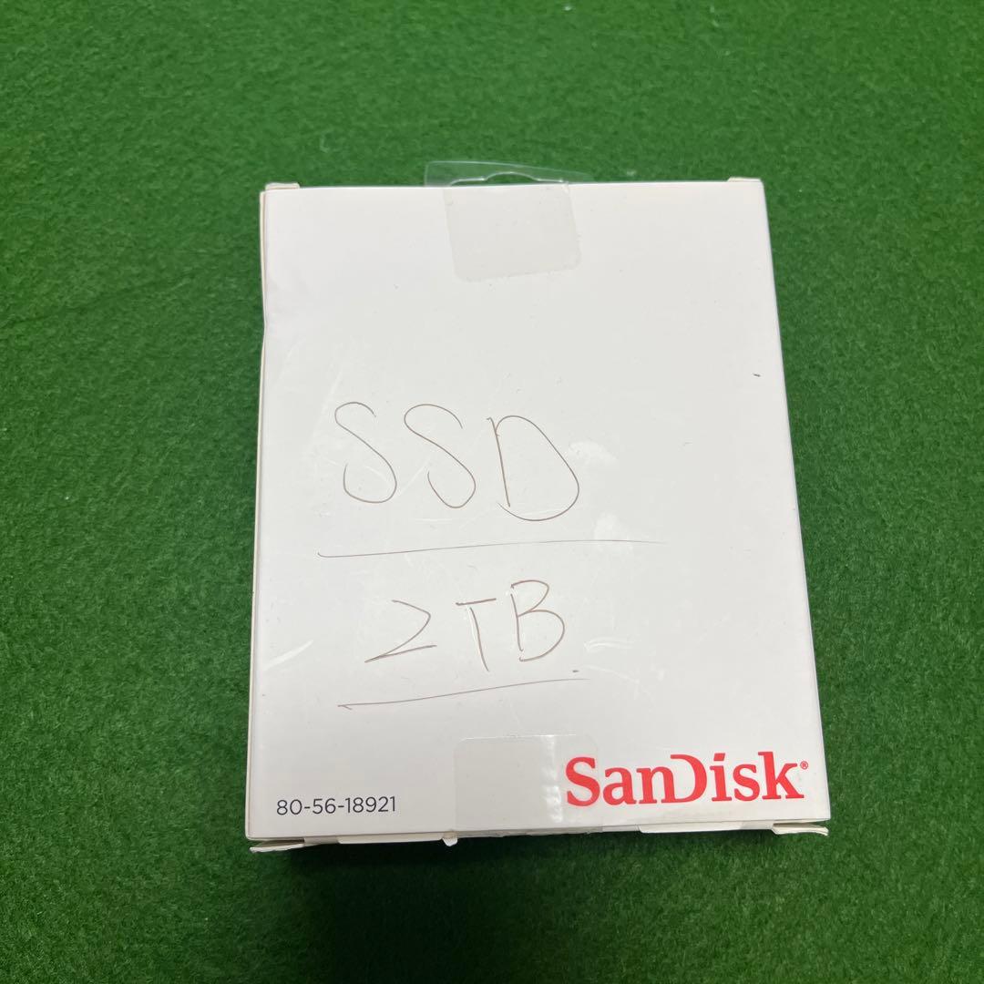 SanDisk 2TB 外付けSSD SSDSD61-2T00-GH25