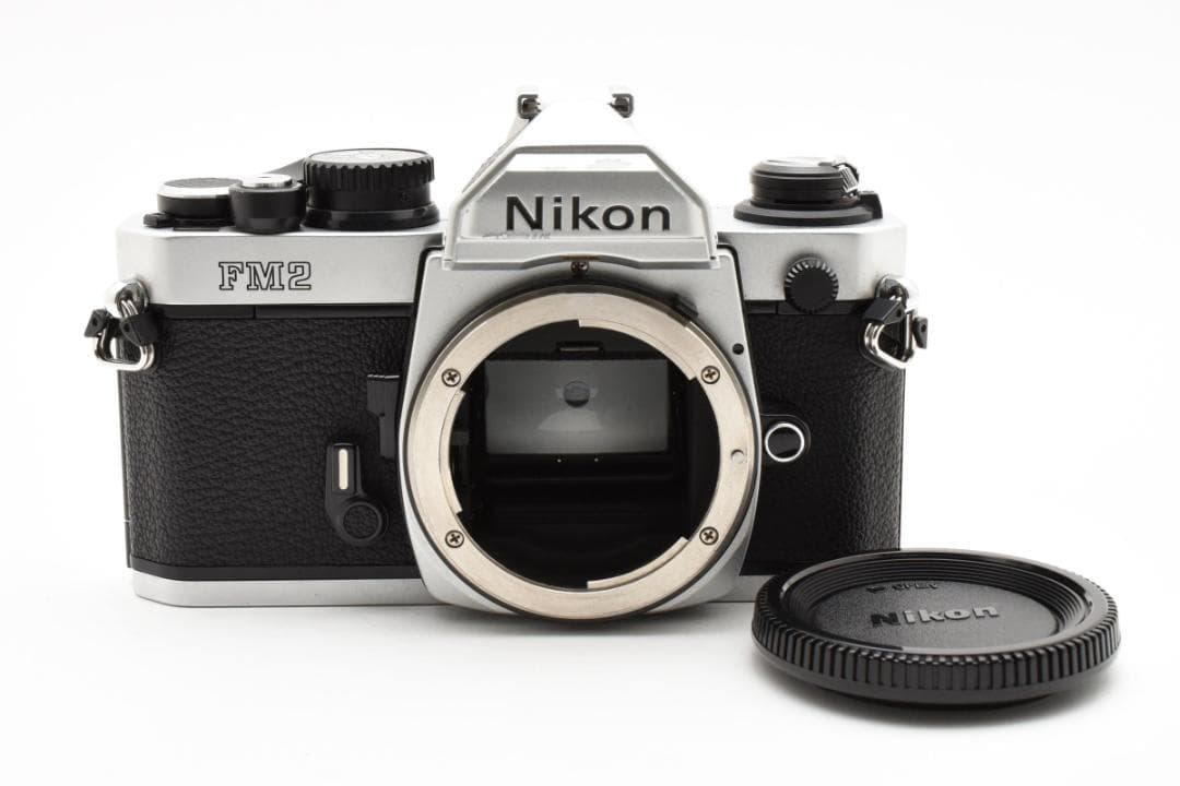 超美品 ニコン New FM2 シルバー フィルム　モルト新品交換済 M446