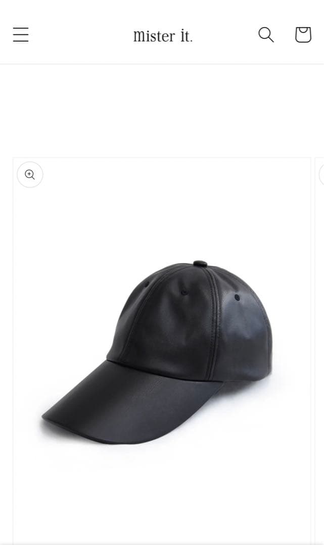 帽子 mister it. Moi 23aw