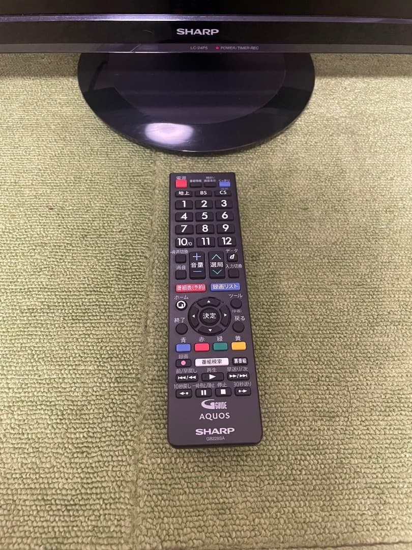 シャープ 液晶テレビ 24V型 外付HDD対応(裏番組録画) LC-24P5