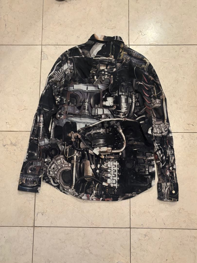 Paul Smith COLLECTION エンジン メカニカル総柄シャツ