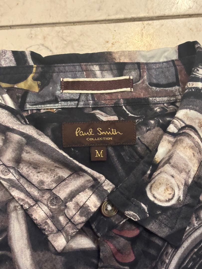 Paul Smith COLLECTION エンジン メカニカル総柄シャツ