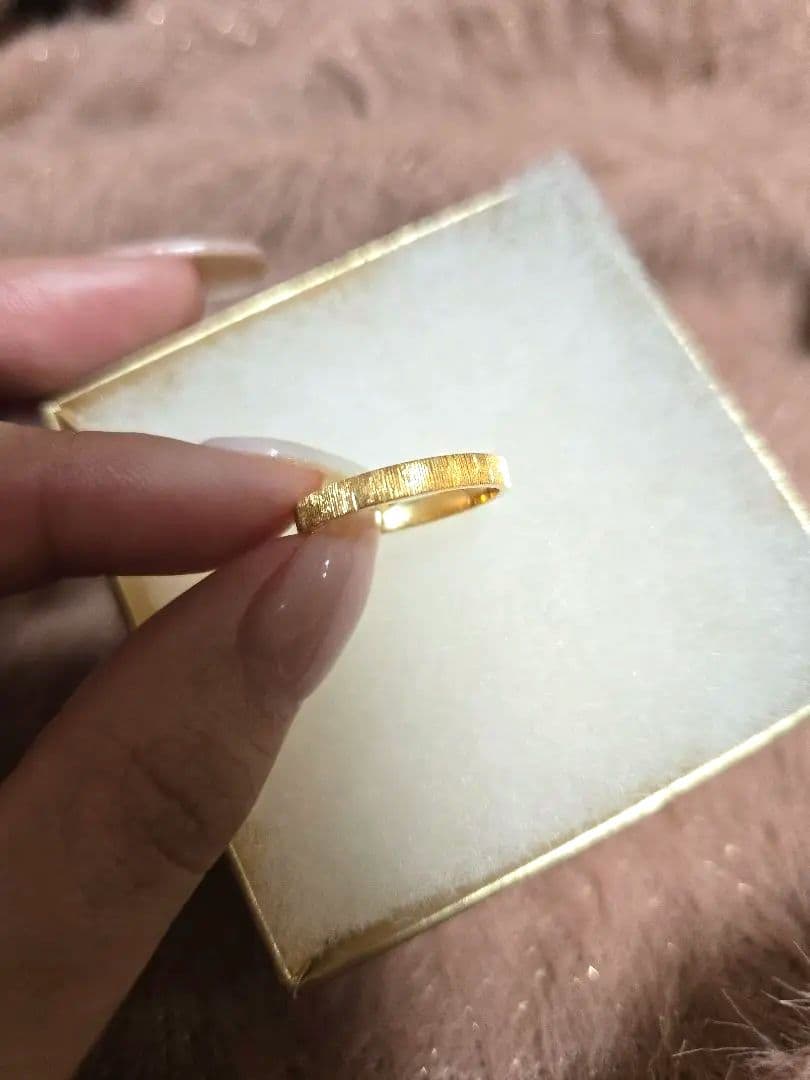 【お値下げ】K18YG Tree Ring avaron