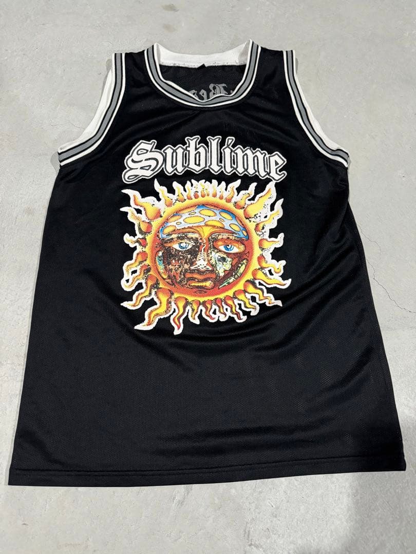 90's Sublime ブラック ノースリーブタンクトップ