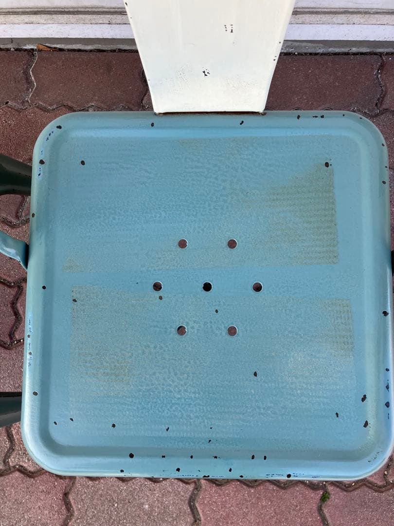 廃番 ノットアンティークス ブリックチェア２脚セット おまけクッション付