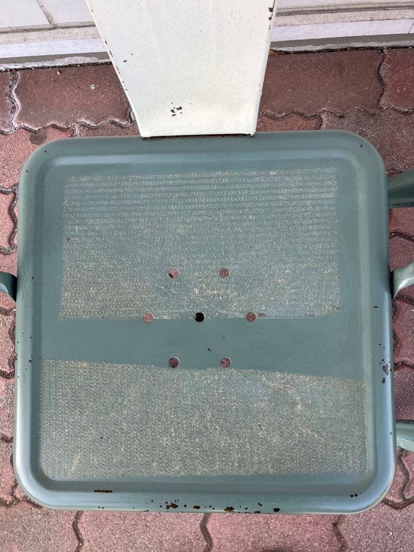 廃番 ノットアンティークス ブリックチェア２脚セット おまけクッション付