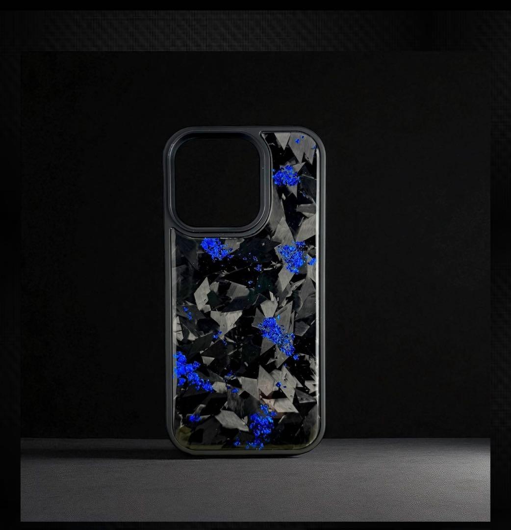 iPhone15Pro カーボン 手帳ケース