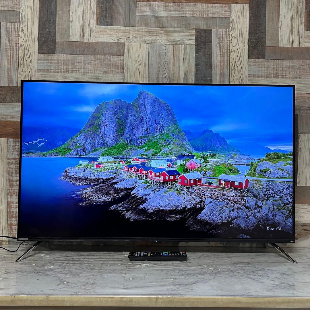 即日受渡❣️全国送料込オリオン 4Kチューナー内蔵ダブルチューナー 50型裏録画