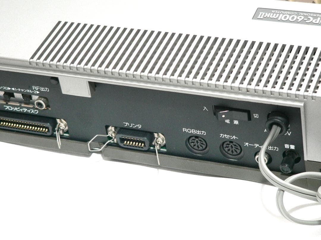 NEC PC-6001mkII 新しい電源 メカニカルスイッチ フルメンテナンス