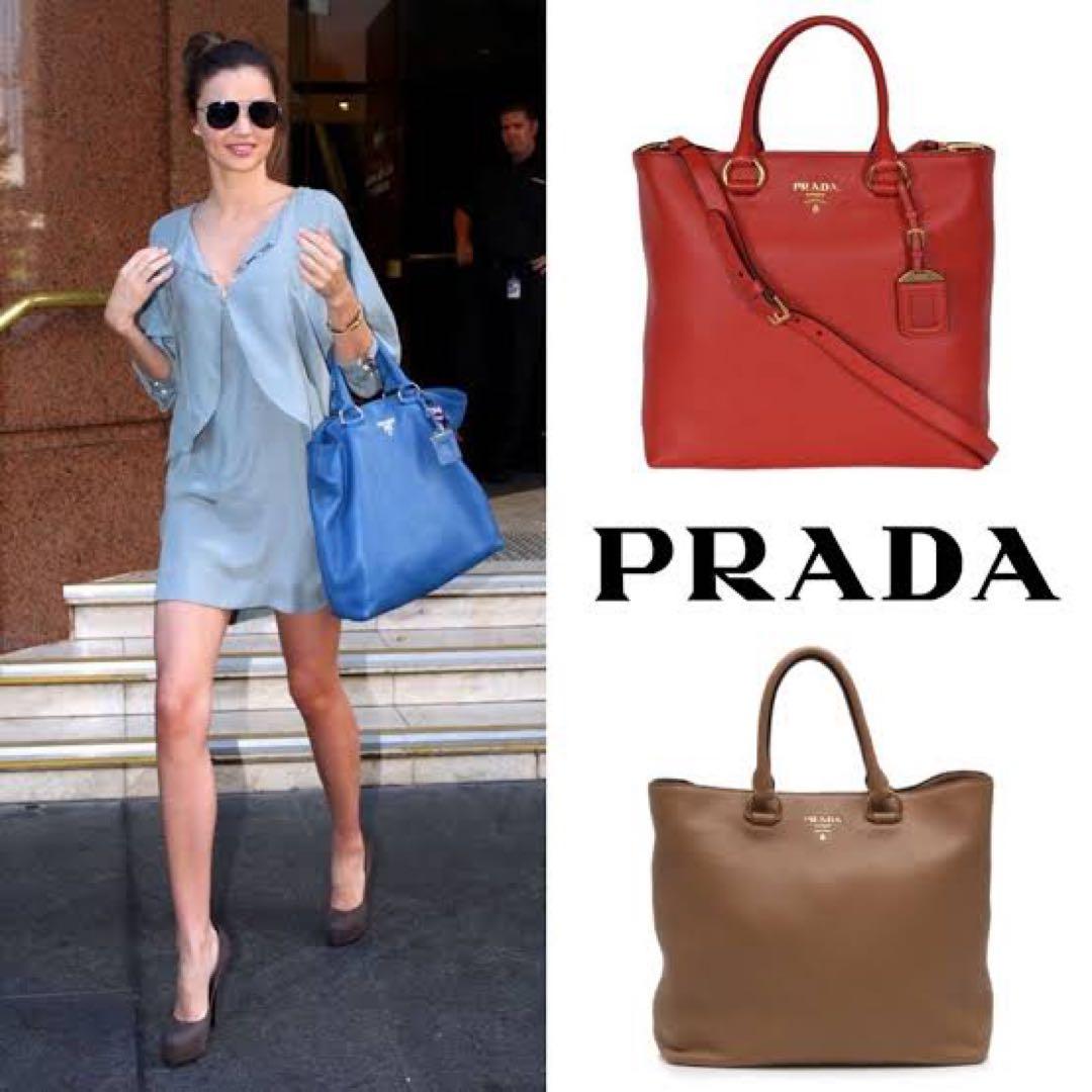 値下げ中！ PRADA プラダ トートバッグ ショルダー 2way 本革