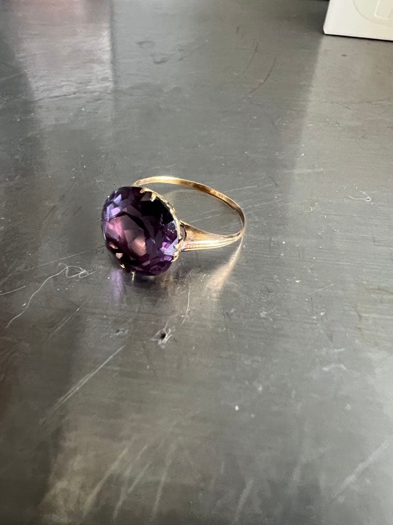 k18 リング　アメジスト