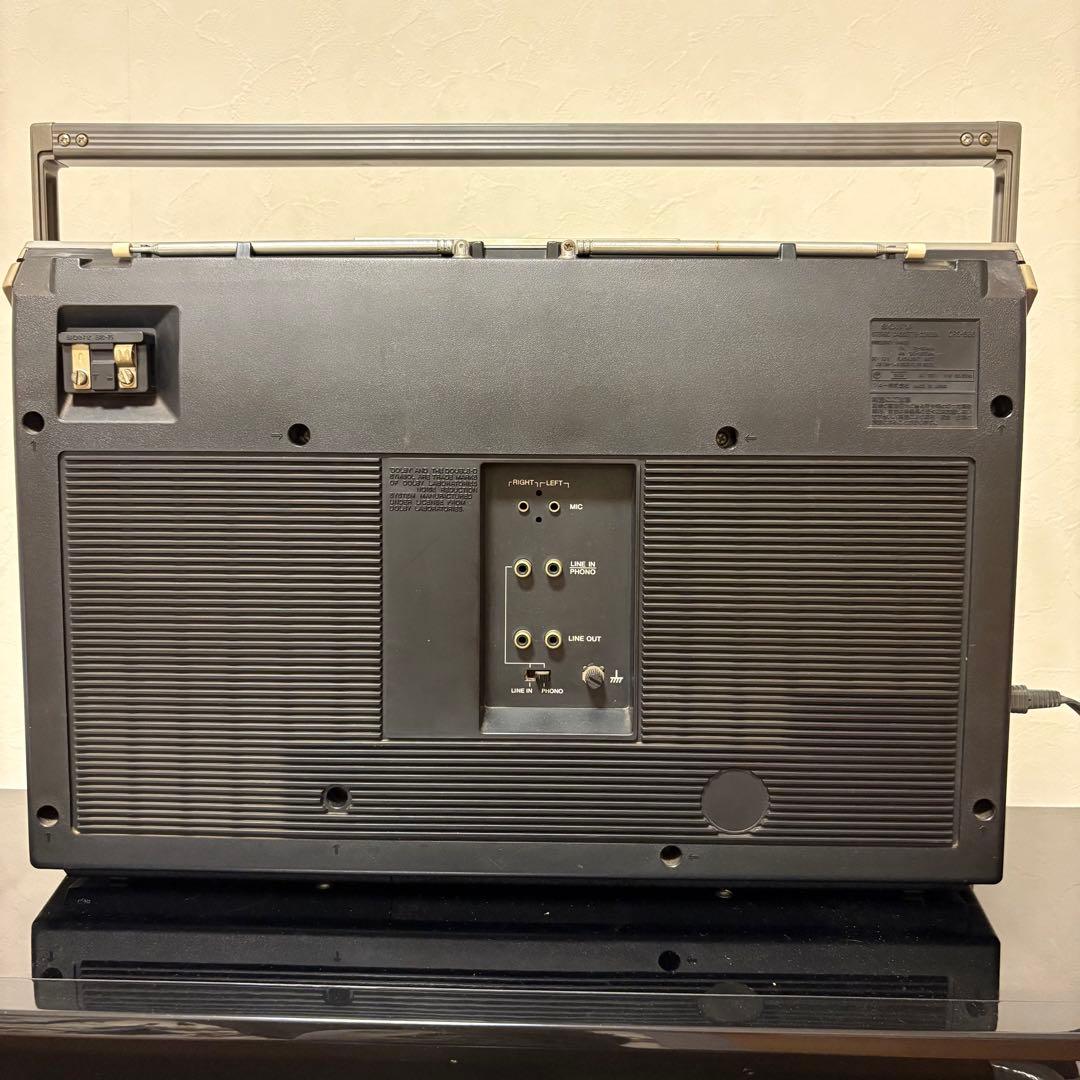 昭和レトロ　ラジカセ　SONY CFS-686 FM/AM ステレオラジカセ