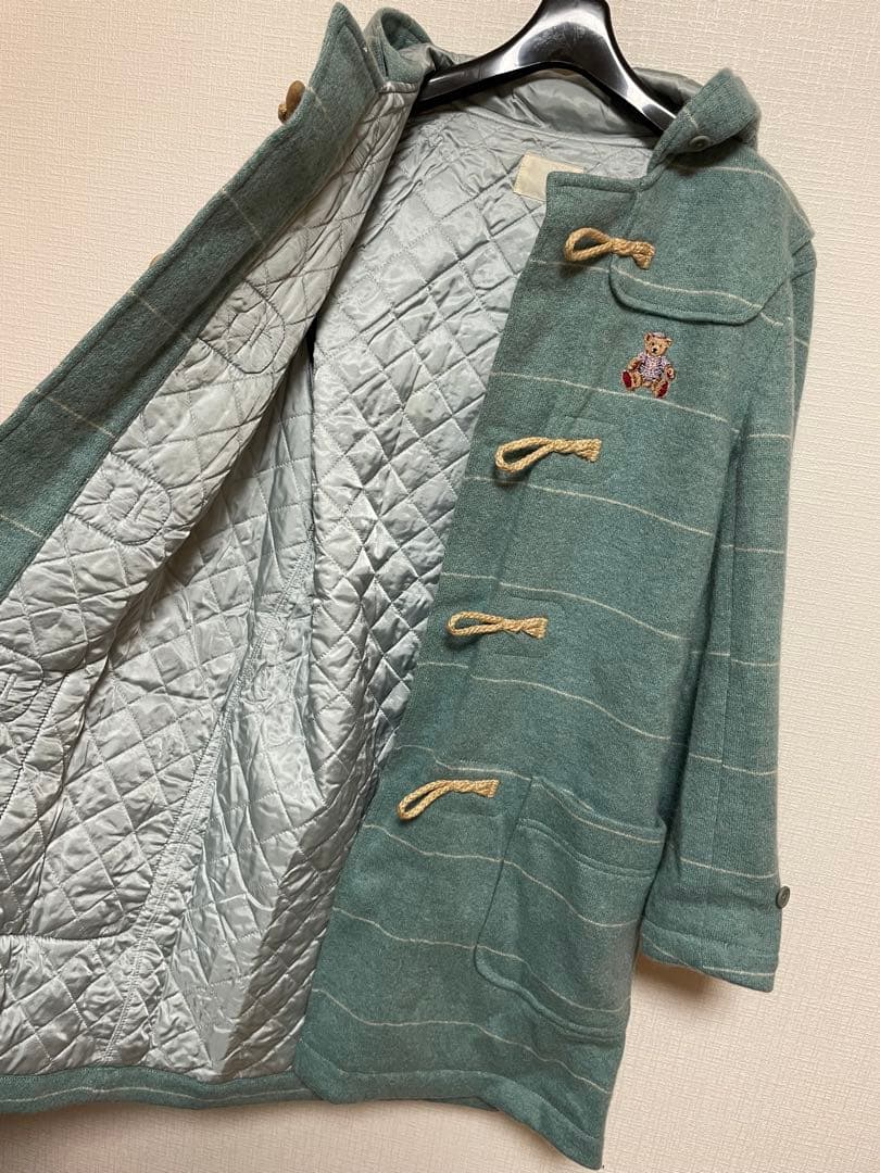 美品/PINK HOUSE/ベア刺繍　ダッフルコート/F