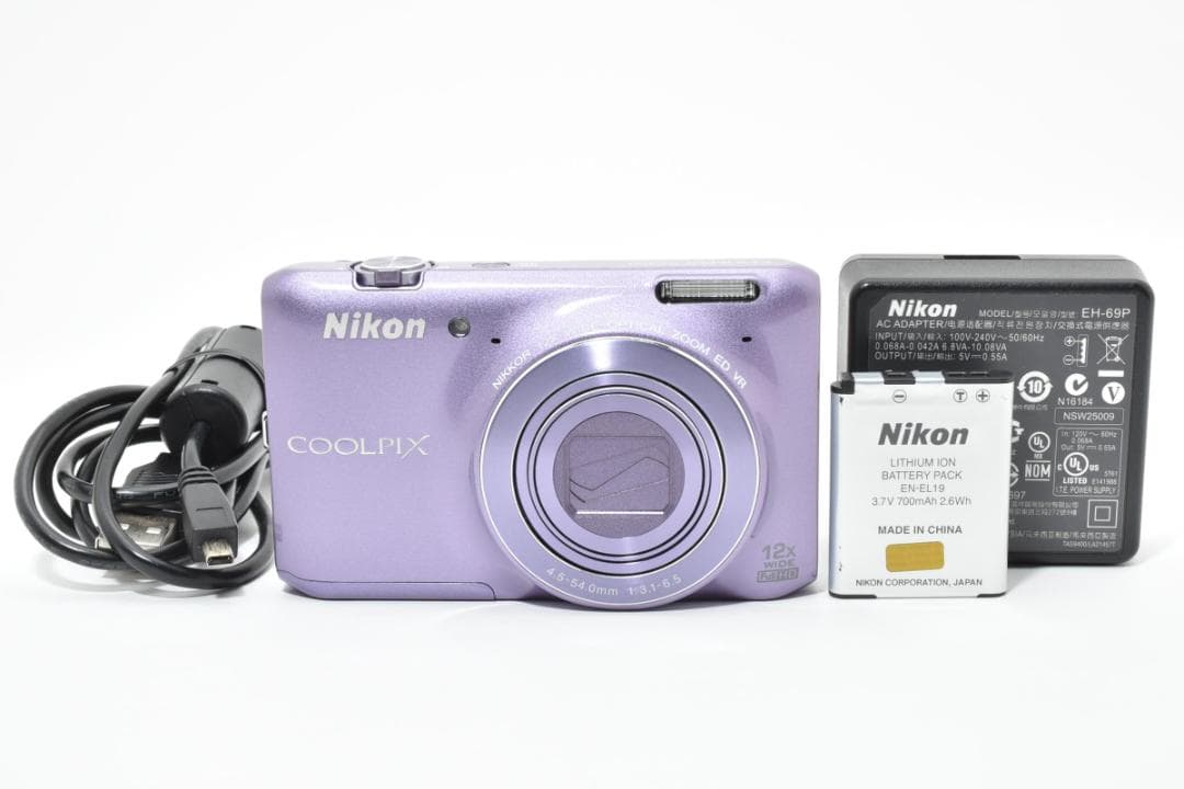 【極美品】NIkon COOLPIX S6400 パープル　動作確認済