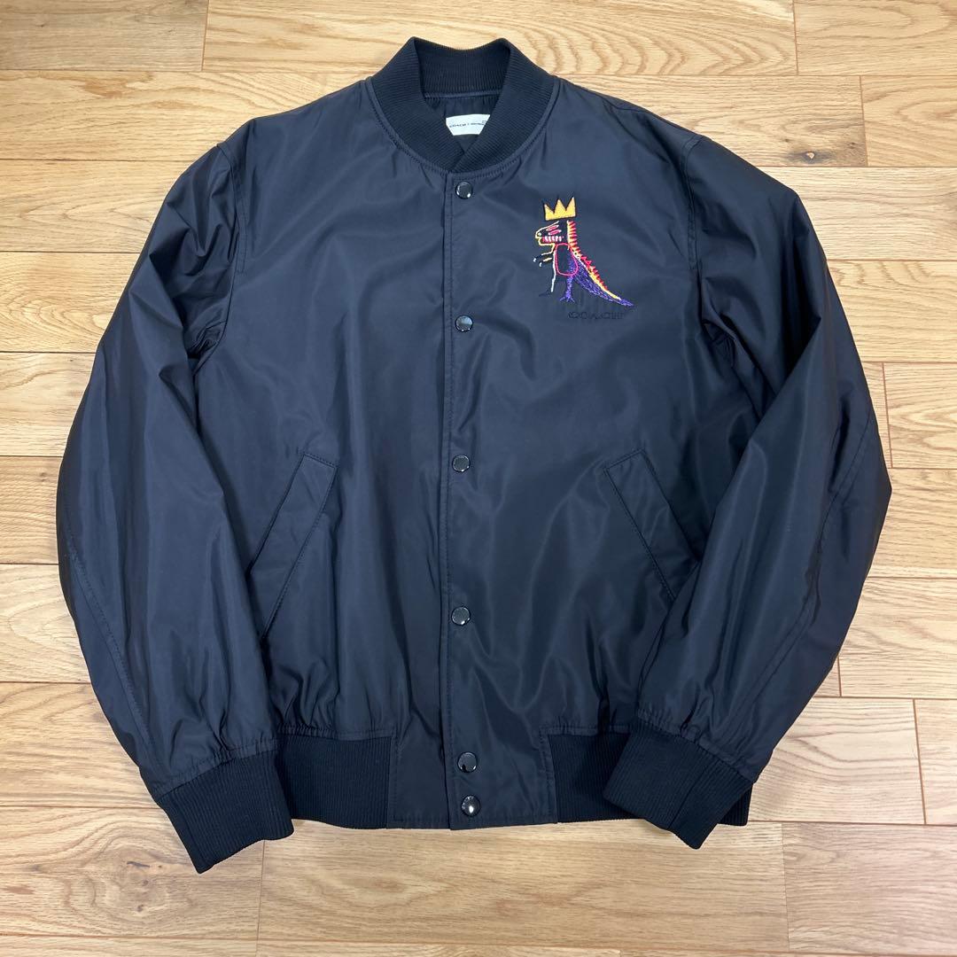 d*y様 COACH バスキア コーチ ナイロン ジャケット ブルゾンMA1