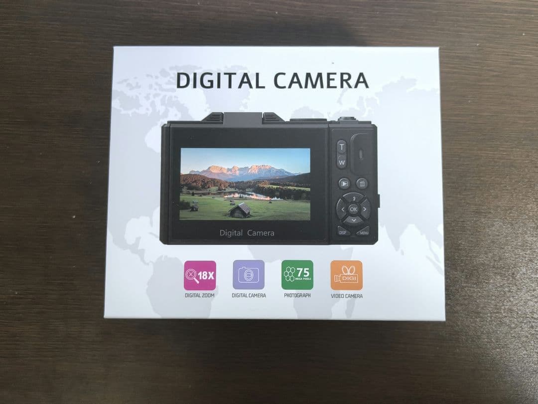 5Kデジタルカメラ 7500万画素 18倍ズーム