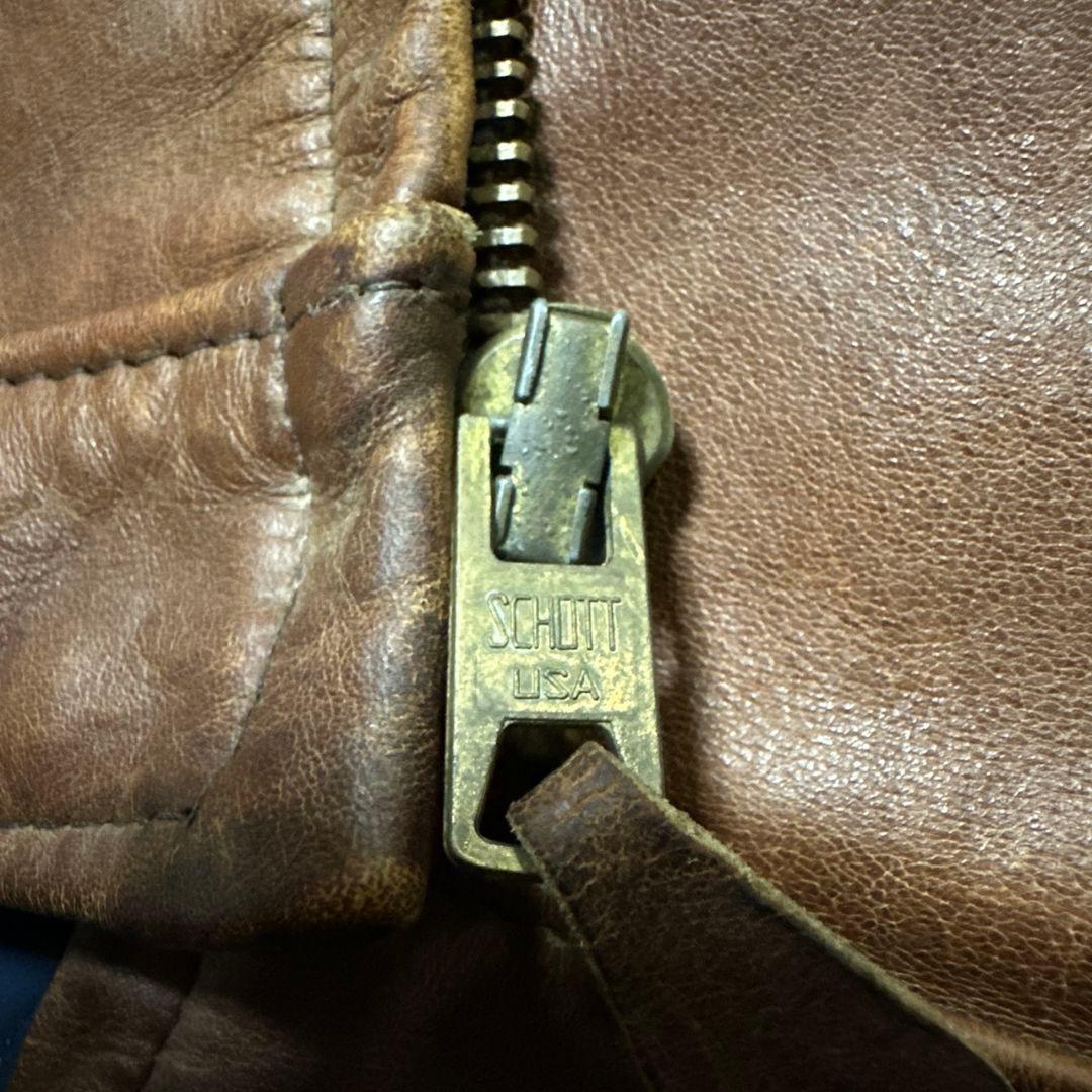 【USA製】SCHOTT ショット U64 レザージャケット フライトジャケット