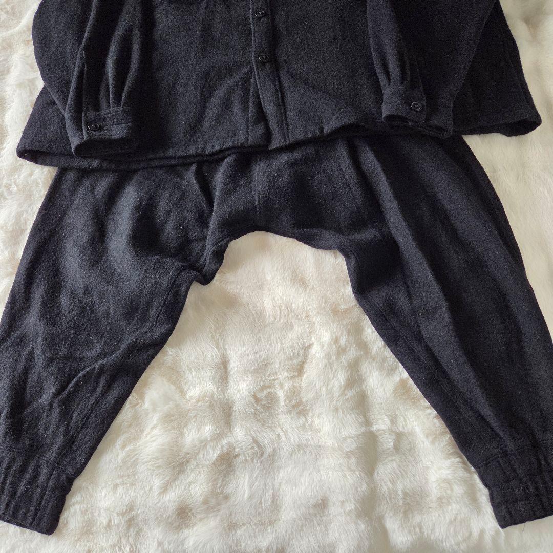 yasuヨウジヤマモト　サイト　ウールジャケットセットアップ　サルエル