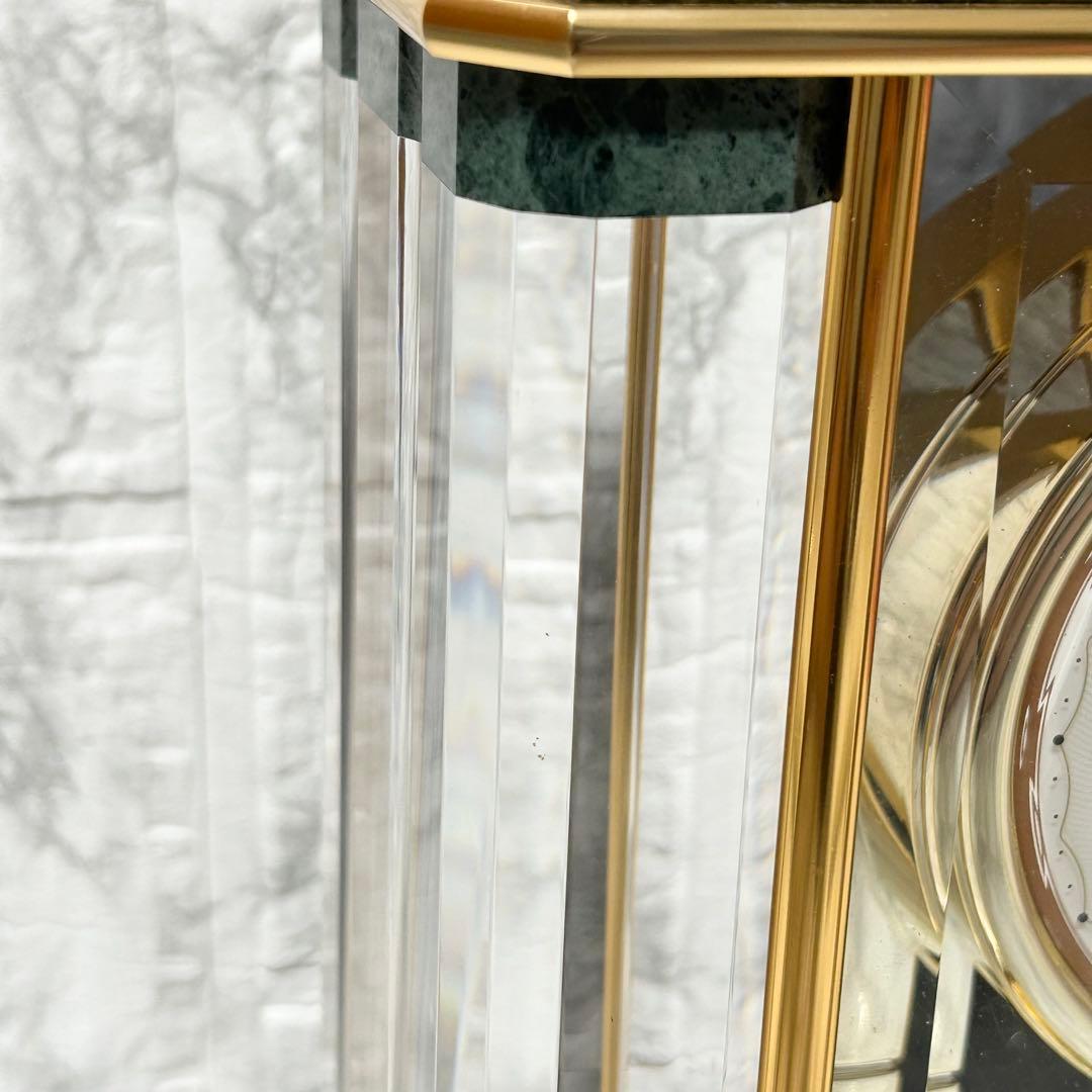 SEIKO セイコー 置時計 HW926G 蛇紋石 内閣総理大臣贈呈 電波時計