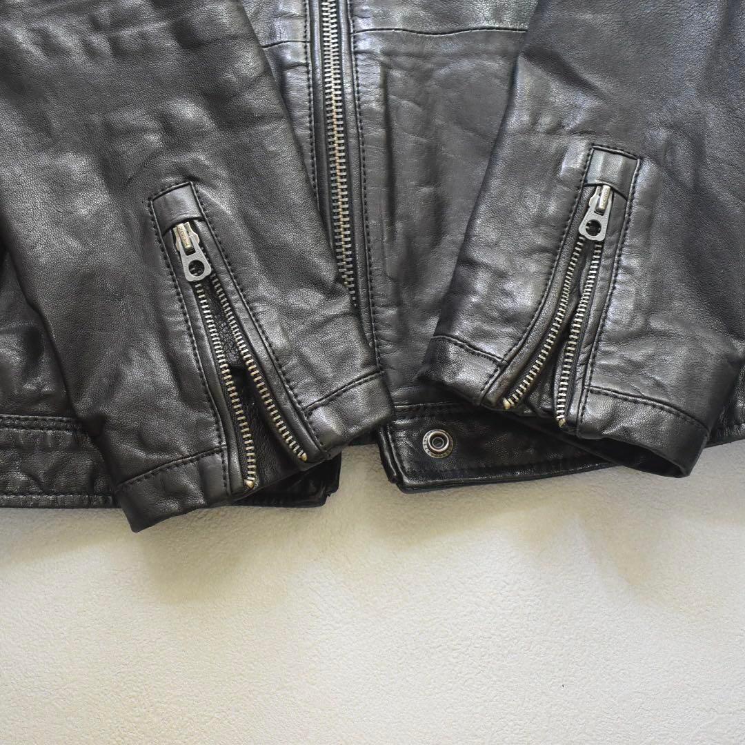B*i様 archive 00s DIESEL シープレザーライダース 裏地総柄