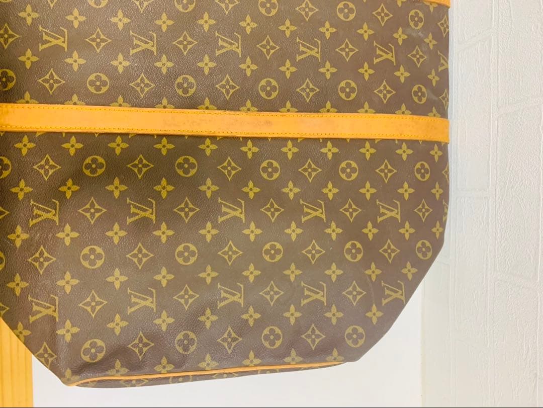 ルイヴィトン モノグラム ボストンバッグ キーポル60 レザー ブラウン