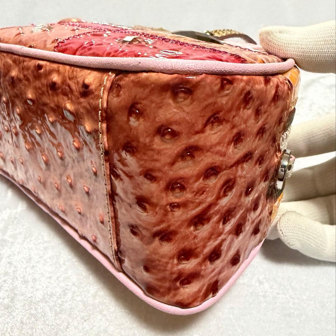 【未使用】ABISTE MICHELANGELO ミニボストンバッグ チェーン付