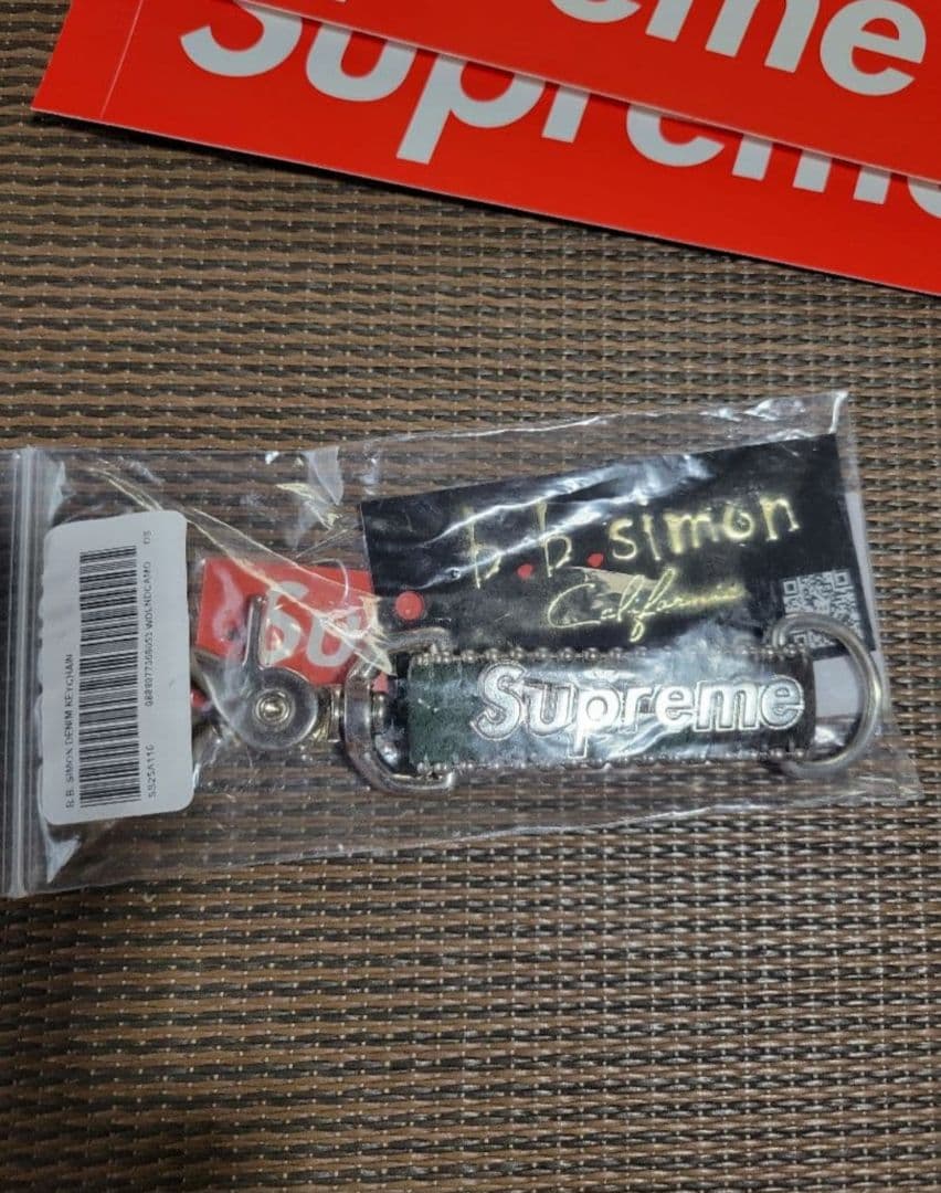 Supreme x b.b. Simon Denim Keychain カモ
