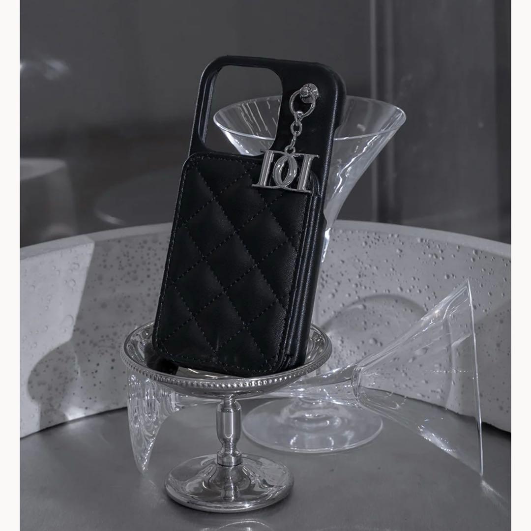 お値下げしました Darich キルティングミラーDDチャームiPhoneケース