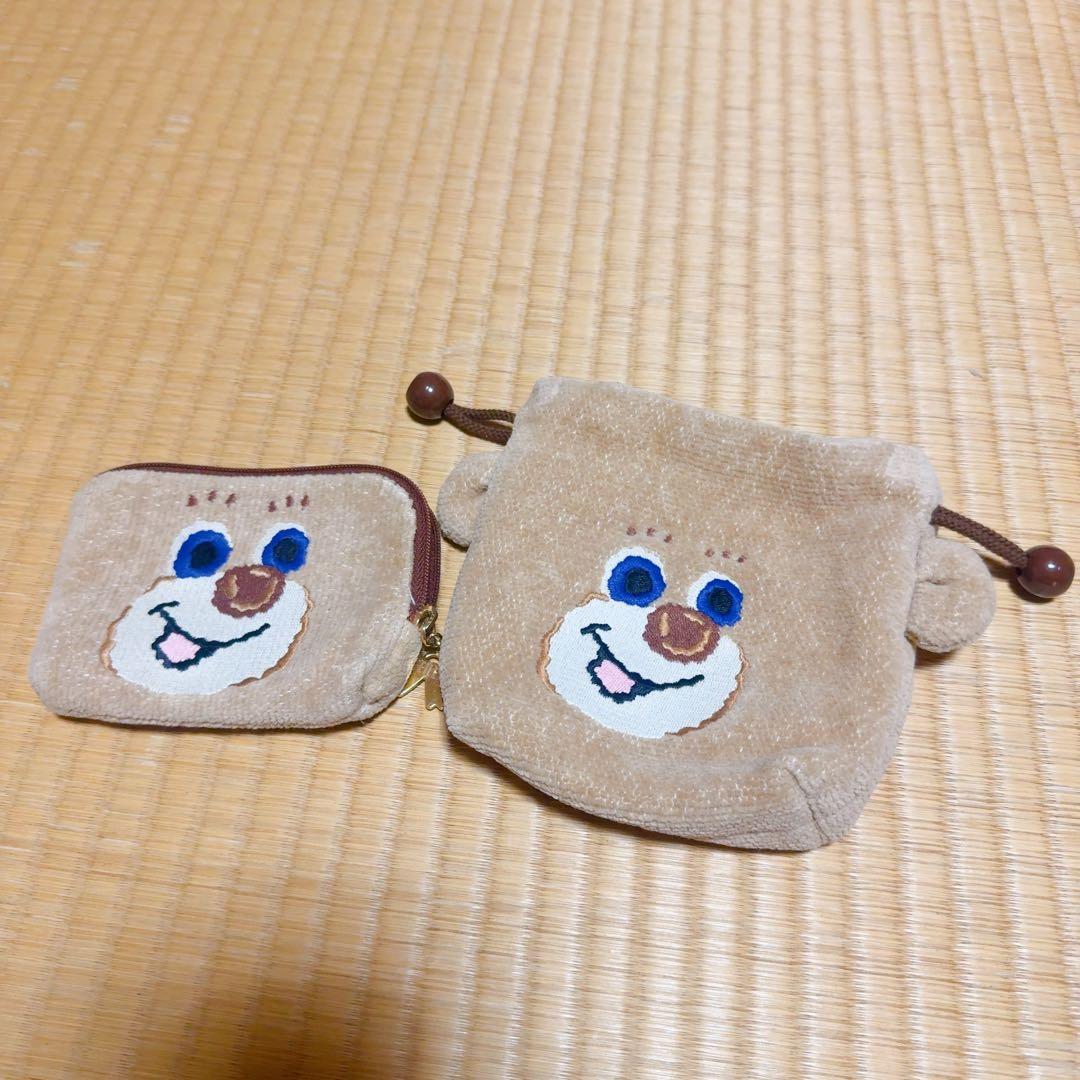 フェイラー　ドアップテディ　ポーチ　巾着&L型